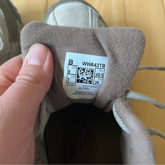 Womens New Balance 643 Abzorb Suede Hiking Running Shoes Brown Size 9 B WW643TB - Picture 9 of 9